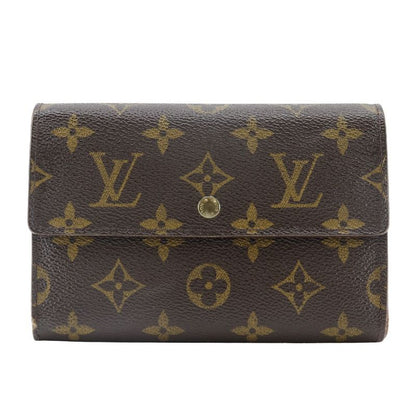Louis Vuitton Porte Trésor Étui Papier M61202 Monogram Canvas Brown Sp1000