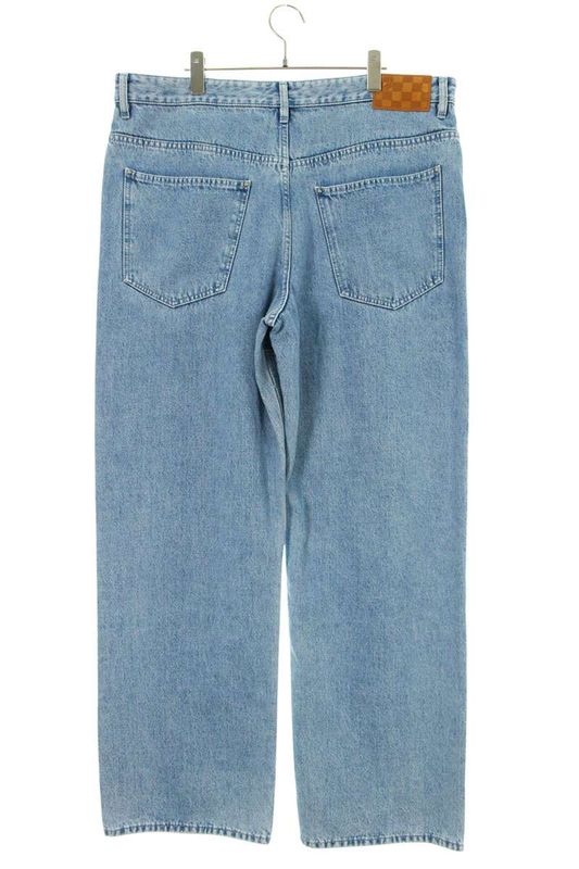 Louis Vuitton 25SS Rm251mm (9.88in) PNB Hsd18w Monogram Skate Denim Pants Men's