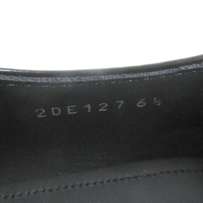 Prada Chocolate Patent Leather Triangle Logo Thick Soled Loafers Black 6.5 With