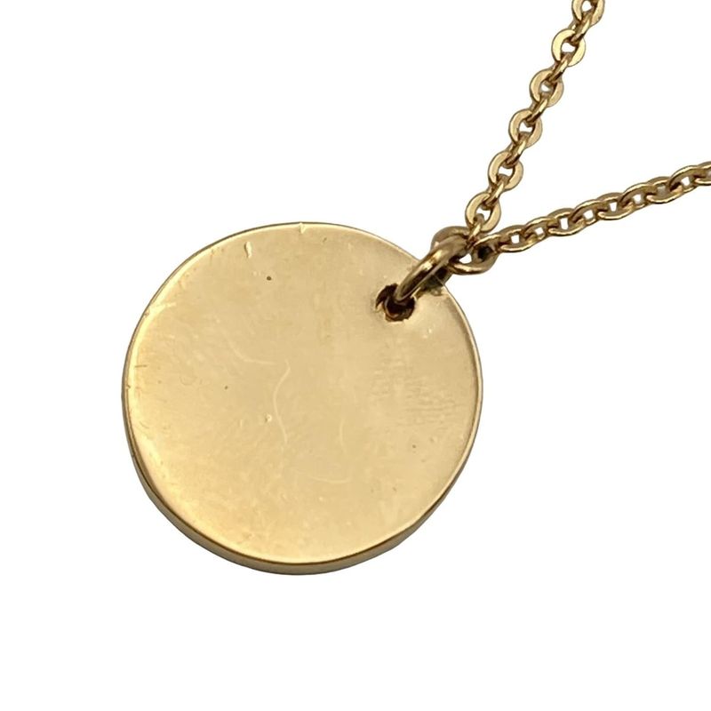 Dior/christian Dior Necklace - Gold And Clear Dior Motif