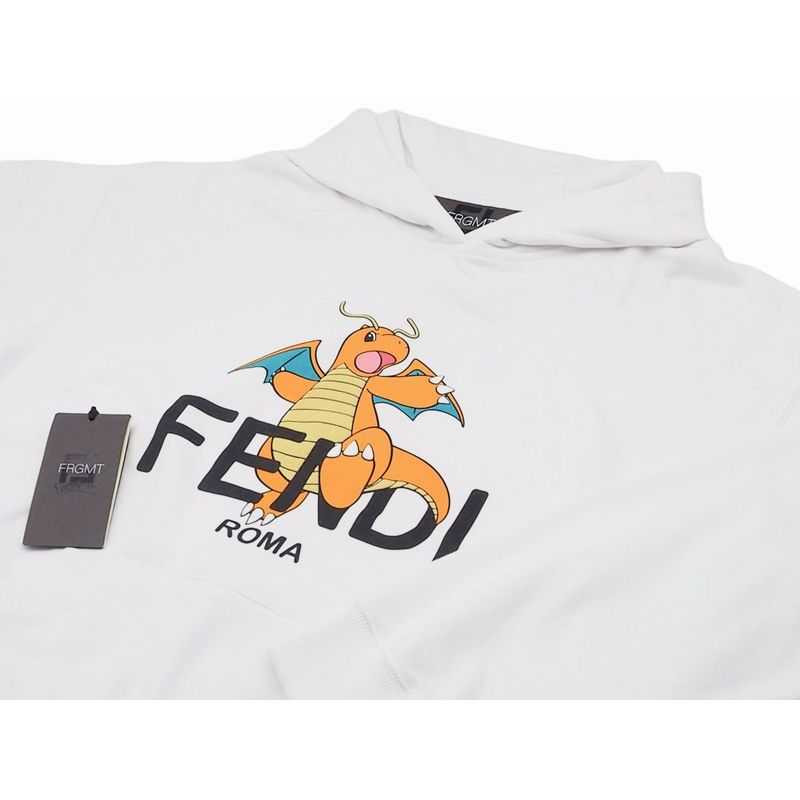 Fendi×frgmt×pokémon Fragment Dragon Type Pokémon Kairu Collaboration Sweatshirt