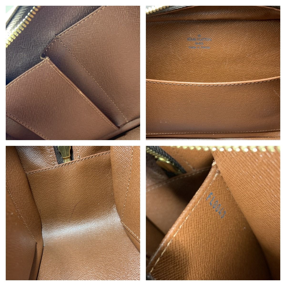 Louis Vuitton Monogram Shite MM Shoulder Bag M51182 Brown