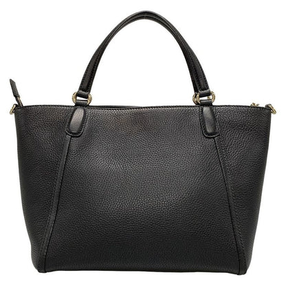 Gucci Handbag Soho 369176 Black Leather