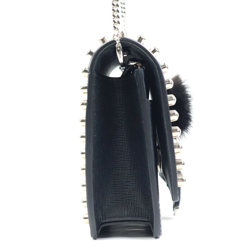 Fendi Crossbody Shoulder Bag Wallet Chain Karl Lagerfeld 8m0346-7mp