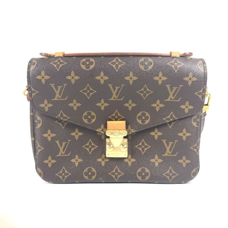 Louis Vuitton Handbag Pochette Metis MM M40780 Monogram Canvas Brown