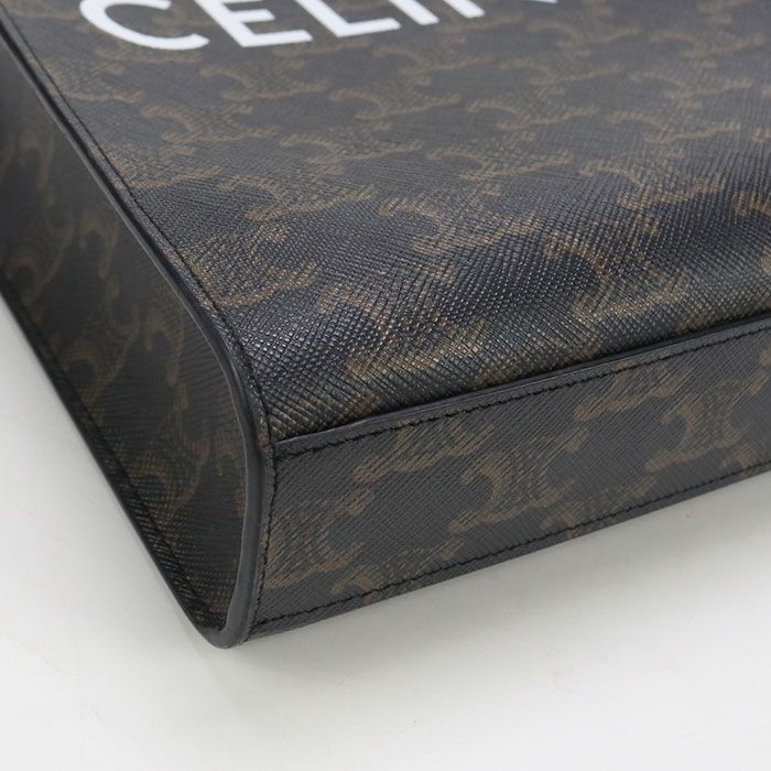 Celine Mini Vertical Cabas Triomphe Canvas 194372bzk.04lu Tote Bag PVC Ladies