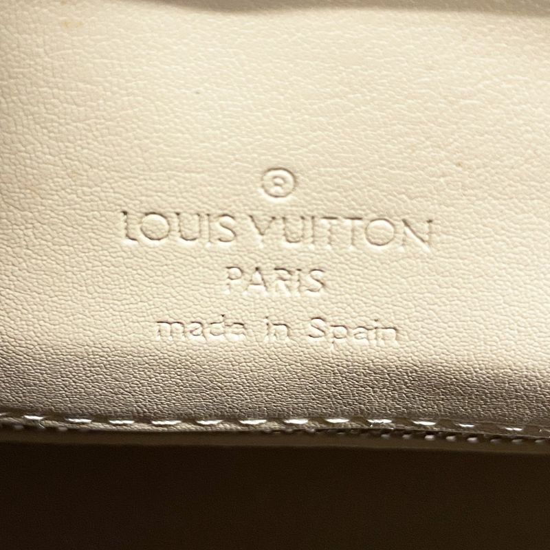 Louis Vuitton Tote Bag Vernis Houston M91004 Beige Women's