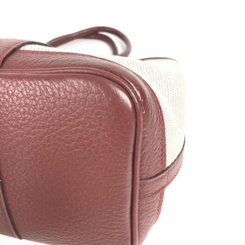 Hermes Handbag Garden Party TPM Garden Party TPM Toile Ash Wine Red