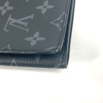 Louis Vuitton Clutch Bag Porte Documents Franck GM Gi0273 Monogram Eclipse