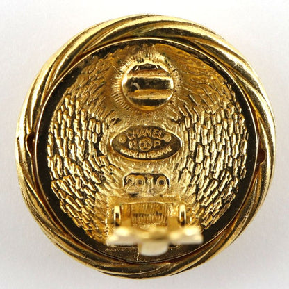 Chanel Coco Mark Vintage Gold Plated 93P Ladies 29.4g Earring