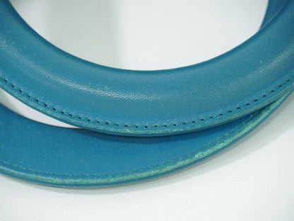 Authentic Christian DIOR Lady Dior Cannage Handbag Leather Purple Pink Blue Bag