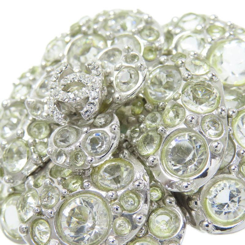 Chanel Camellia Brooch Metal Ladies