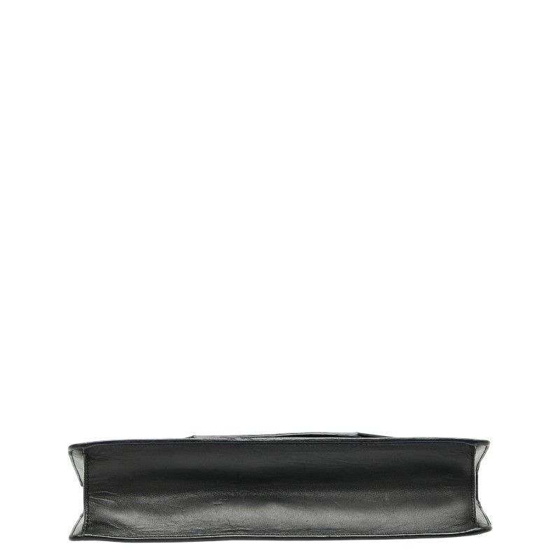 Saint Laurent Betty Studded Chain Shoulder Bag 315680 Black Silver Leather