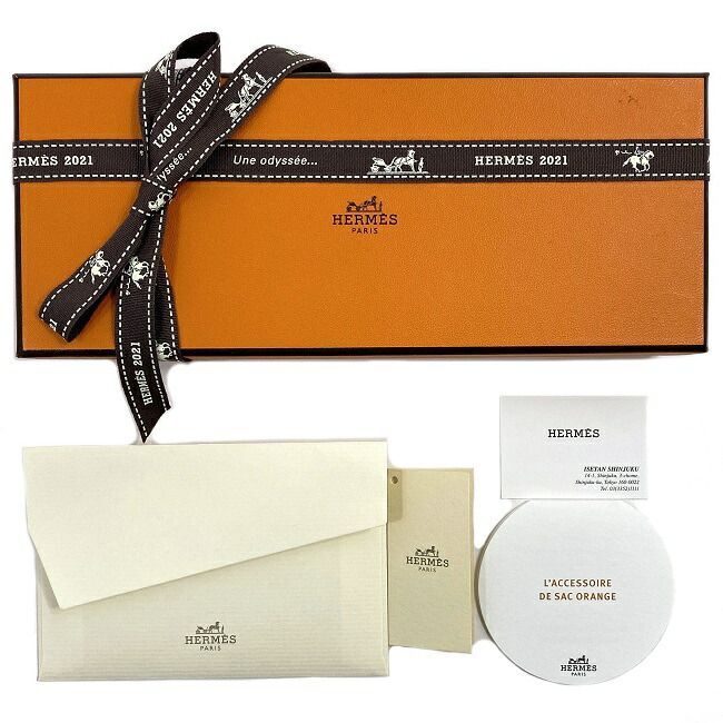 Hermes Charm Sac Orange Pink Rose Mexico Excellent Condition Leather