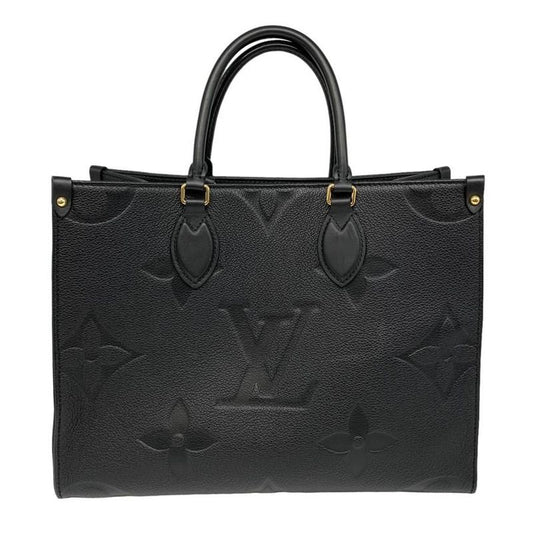 1314 Louis Vuitton Tote Shoulder Bag On The Go MM M45595 Monogram Noir Black