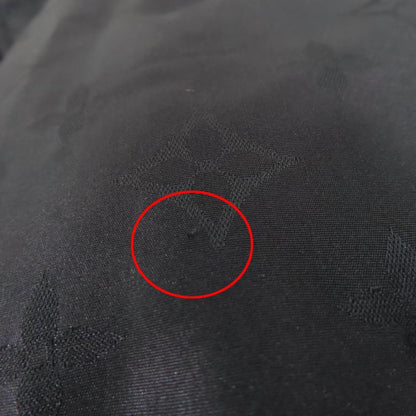 Louis Vuitton 22SS Silk Monogram Bishop Sleeve Bomber Jacket Black 36 Hanger