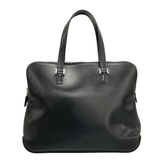 Hermes Handbag Escapada Black Silver Hardware