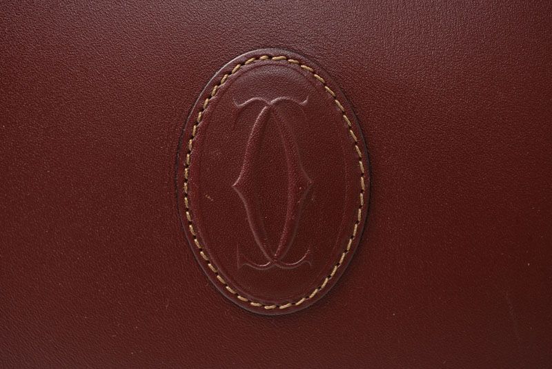 Cartier Tote Bag Must Line Cartier Bag Vintage Leather Bordeaux