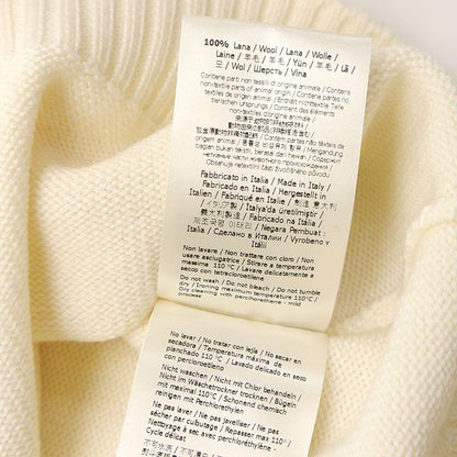 Fendi Wool Sweater Knit White Karl Lagerfeld Collaboration