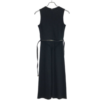 Gucci Sleeveless Wool Belted Dress Black XS