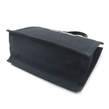  Saint Laurent Paris 632539 Rive Gauche N/S Canvas Leather Tote Bag Dark Gray