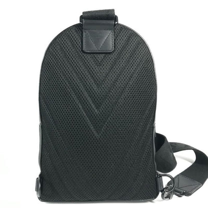 Louis Vuitton Shoulder Bag Pilot Su Ring Bag M23736 Leather Noir Black