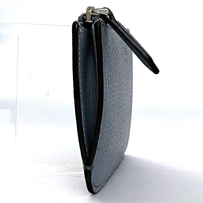 Fendi Key Case Coin Case Light Blue 8ap161 Excellent Condition