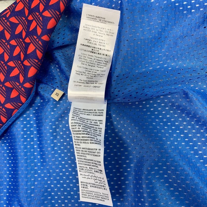 2996 Gucci Adidas 692112 Double G Trefoil Sideline Jersey Track Jacket Blue Red