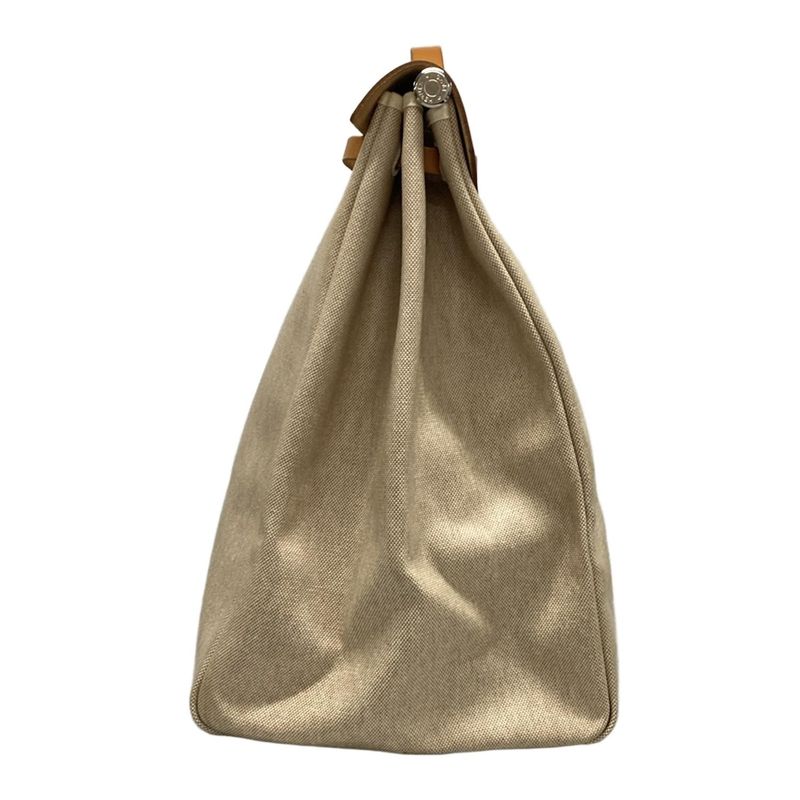 Hermes Handbag Herbag GM Ivory×brown