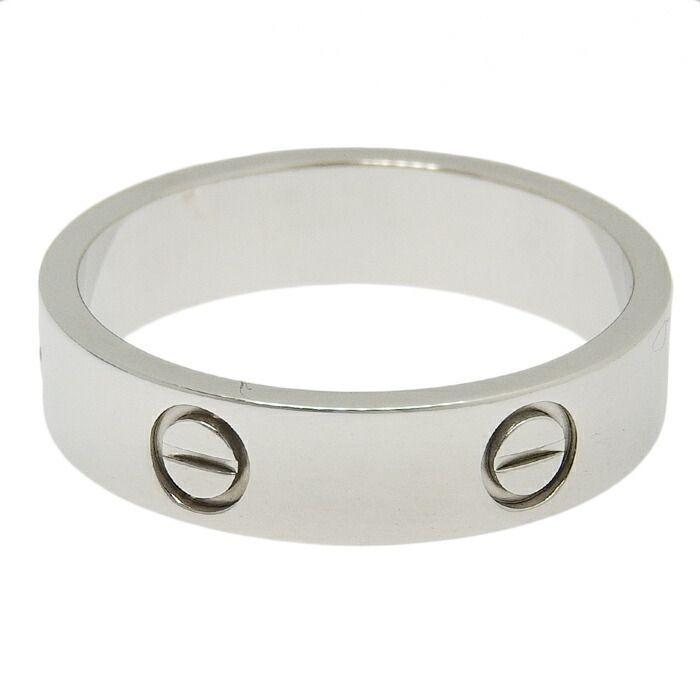 Cartier Love Ring Pt950 Platinum #63 Equivalent To Size 23 Rings Accessories