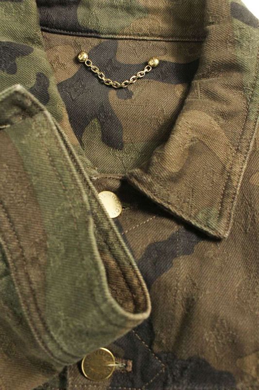 Supreme Louis Vuitton Hda91wdsq Supreme Camouflage Denim Jacket Men 50
