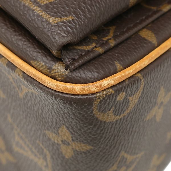 Louis Vuitton Shoulder Bag Vivacite MM Monogram Canvas Monogram Gold Hardware