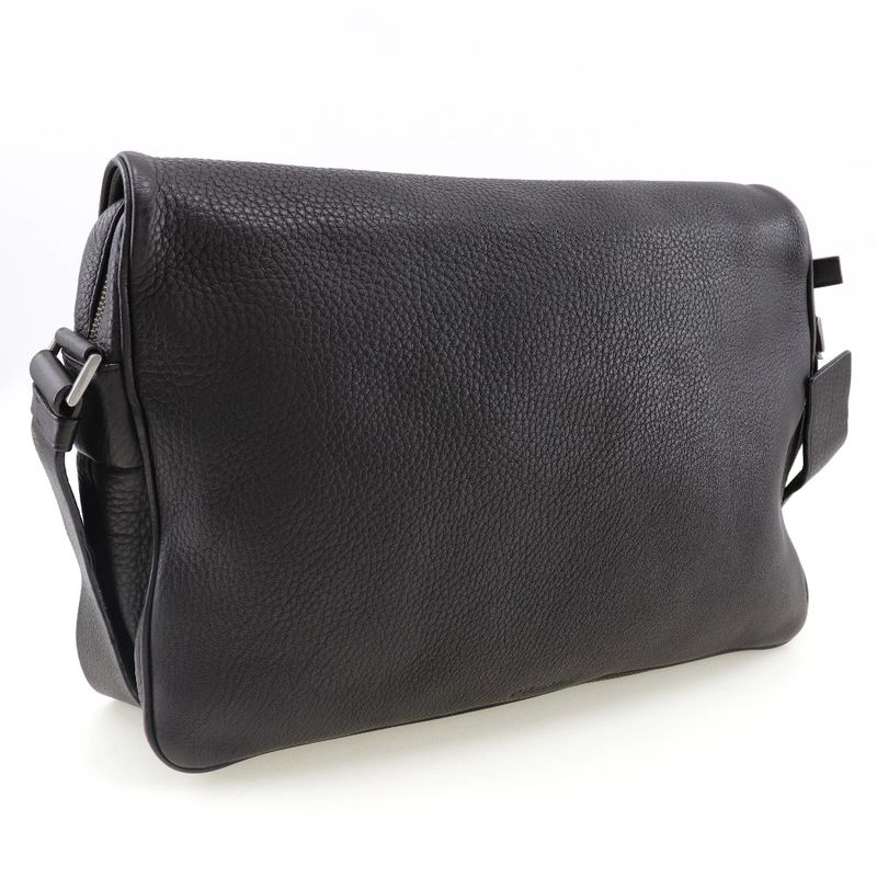 Prada Messenger Bag Calf Brown Men's Shoulder Bag