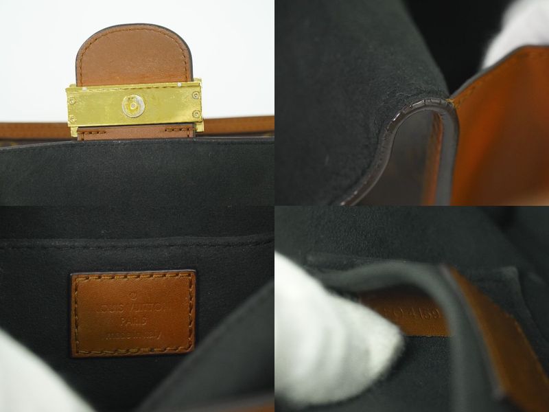 Authentic Louis Vuitton LV Dauphine MINI Monogram Reverse Shoulder Bag Pochette