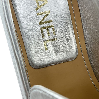 Chanel Lofa CC Logo Camellia Leather 37C Shoes
