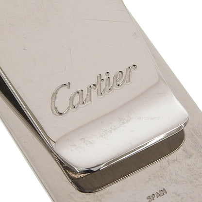 Cartier Happy Birthday 2C Decor Logo Engraved Bill Clip Billfold Money Clip
