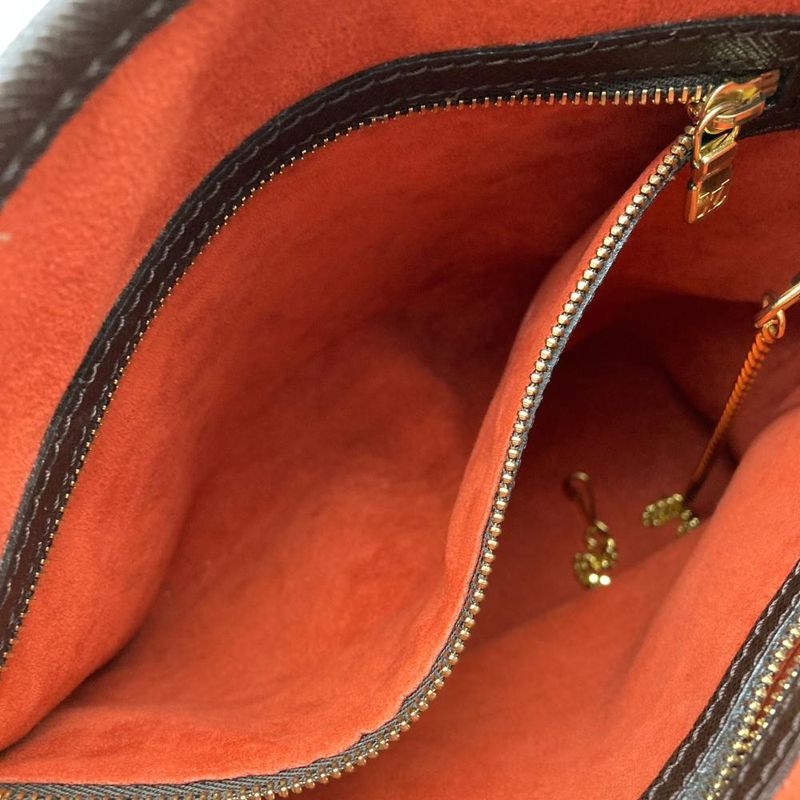 Louis Vuitton Marais Tote Bag Damier Ebène N42240 Ar0948 With Pouch