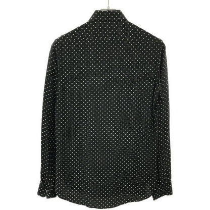 Saint Laurent Paris 15ss Star Silk Shirt 376916 Y729h Black 36