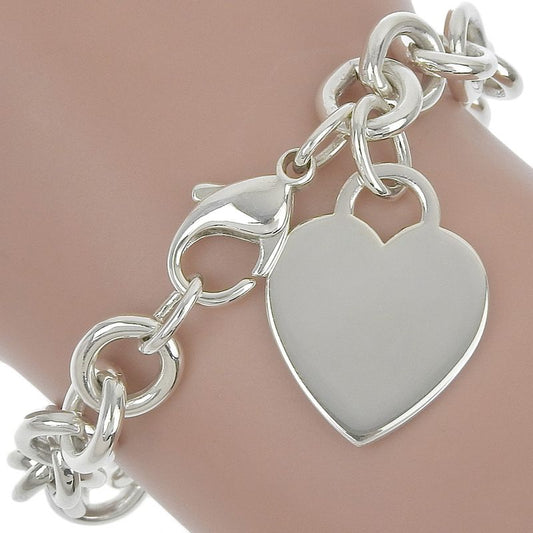 Tiffany & Co Return To Tiffany & Co Heart Tag 925 Silver Ladies 34.1g Bracelet