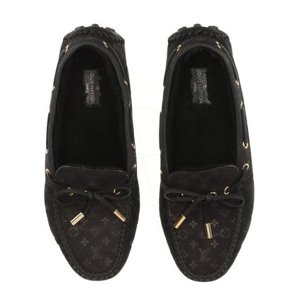 Louis Vuitton Arizona Line 18 Monogram Leather Driving Shoes Women's 36 Nd0168