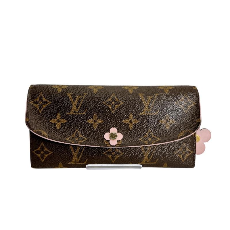 Louis Vuitton M64202 Monogram Portefeuille Emilie Long Wallet Louis Vuitton