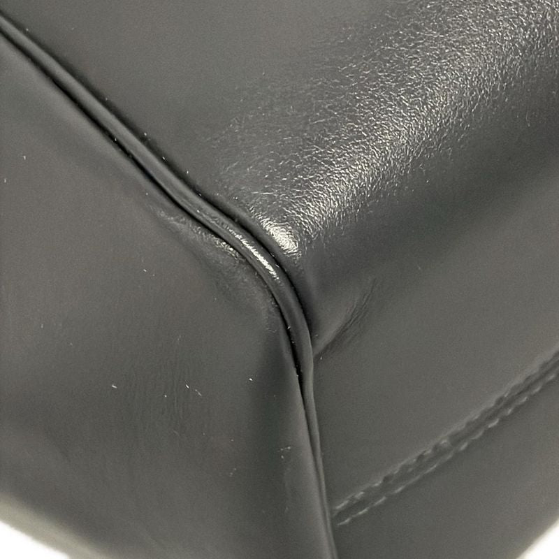 Celine Tote Bag Small Cabas Drawstring Cuir Triomphe Grey Leather