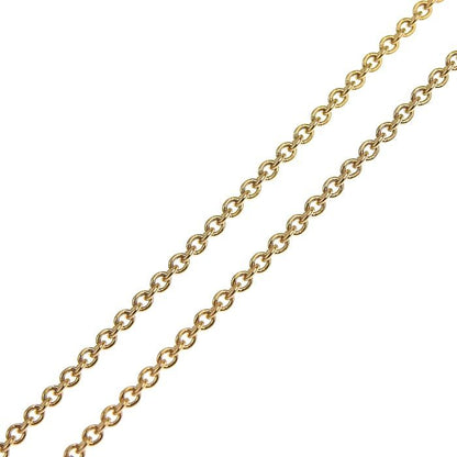 Bvlgari 1P Diamond Necklace 18K Pink Gold 750 Pink Gold With Diamonds 38.5cm