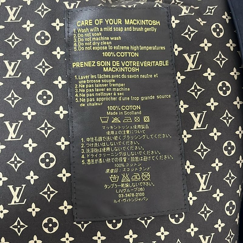 Louis Vuitton Trench Coat Size 36 S Women's - Black Spring/fall