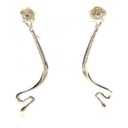 Tiffany & Co Elsa Peretti Swing Snake Earrings 925 Binaural Accessory Silver
