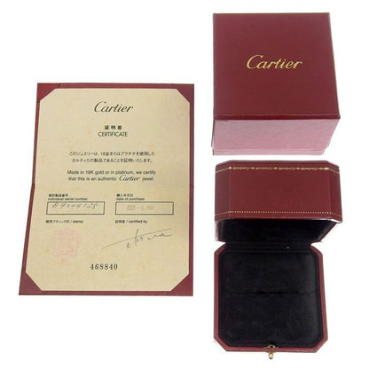 Cartier C2 Diamond Ring 18K White Gold 750 White Gold Diamond #55 Size 15