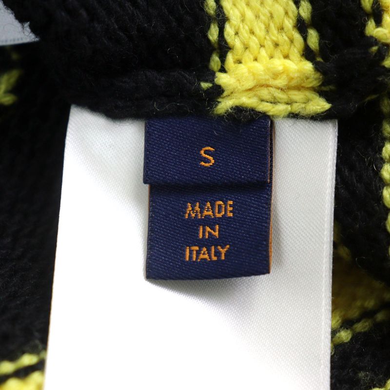 Louis Vuitton 22SS Hmn86w LV Intarsia Football Knit Cashmere Blend Amen Break