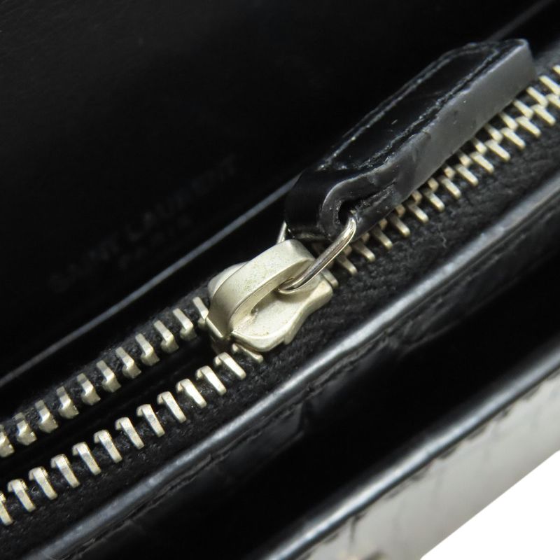 YVES Saint Laurent Yves Saint Laurent Chain Wallet Shape Pressed Long Wallet