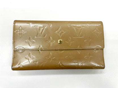 Louis Vuitton Monogram Vernis Porte Trésor International Long Wallet M91163