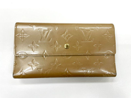 Louis Vuitton Monogram Vernis Porte Trésor International Long Wallet M91163